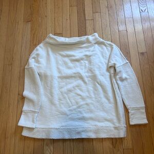 Free People multitextured sweatshirt xs